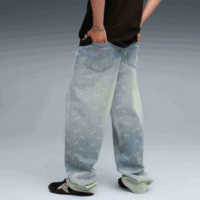 A$AP ROCKY x PUMA Erkek Lazer Monogram Denim A$AP ROCKY x PUMA Erkek Lazer Monogram Denim