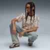 A$AP ROCKY x PUMA Erkek Yılan Derisi Tişört A$AP ROCKY x PUMA Erkek Yılan Derisi Tişört