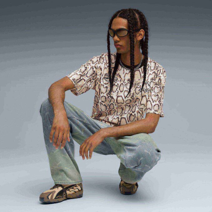 A$AP ROCKY x PUMA Erkek Yılan Derisi Tişört A$AP ROCKY x PUMA Erkek Yılan Derisi Tişört