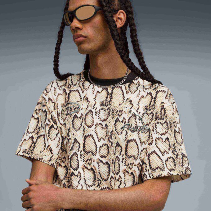 A$AP ROCKY x PUMA Erkek Yılan Derisi Tişört A$AP ROCKY x PUMA Erkek Yılan Derisi Tişört