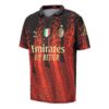 AC Milan 2022/2023 4. Deplasman Şampiyonlar Forması Stadyum Versiyonu “Kırmızı”