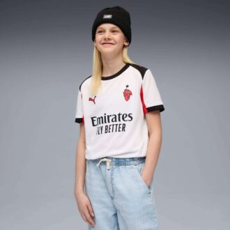 AC Milan 25/26 Deplasman Replika Büyük Çocuk Futbol Forması