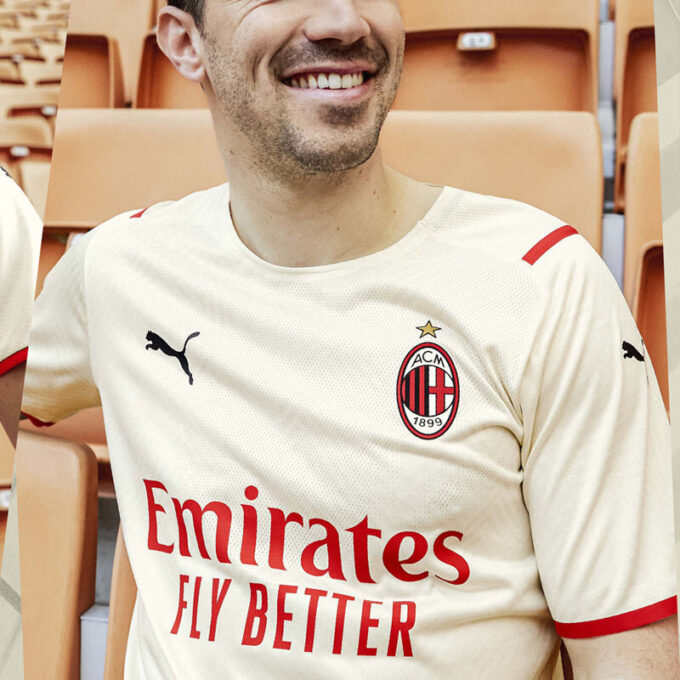 AC Milan Adidas 22/23 Deplasman Stadyum Forması “Beyaz”