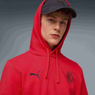 AC Milan Futbol Temelleri Erkek Polar Futbol Kapüşonlu Üstü
