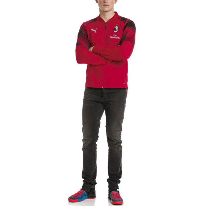 AC Milan Stadyumu Polyester Ceket “Kırmızı”