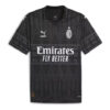 Ac Milan X Pleasures Erkek Orijinal Futbol Forması “Siyah Beyaz”