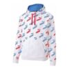 Amplified Track Kapşonlu Sweatshirt “Beyaz”