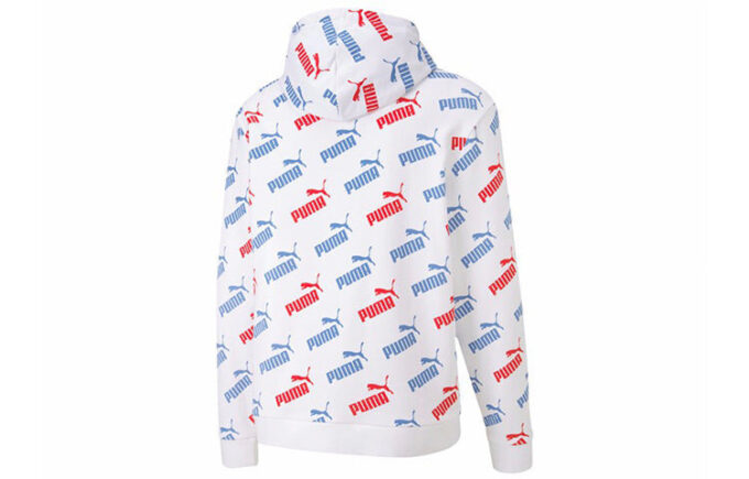 Amplified Track Kapşonlu Sweatshirt “Beyaz”