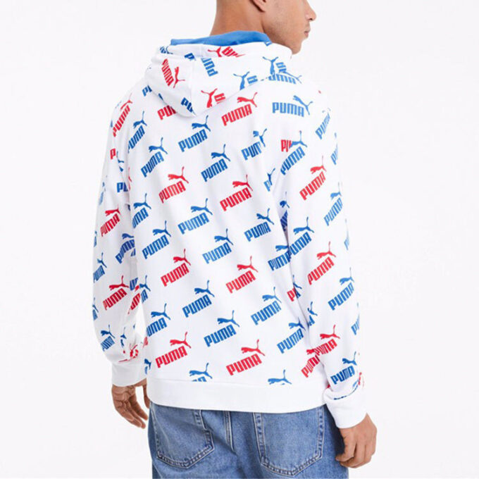Amplified Track Kapşonlu Sweatshirt “Beyaz”