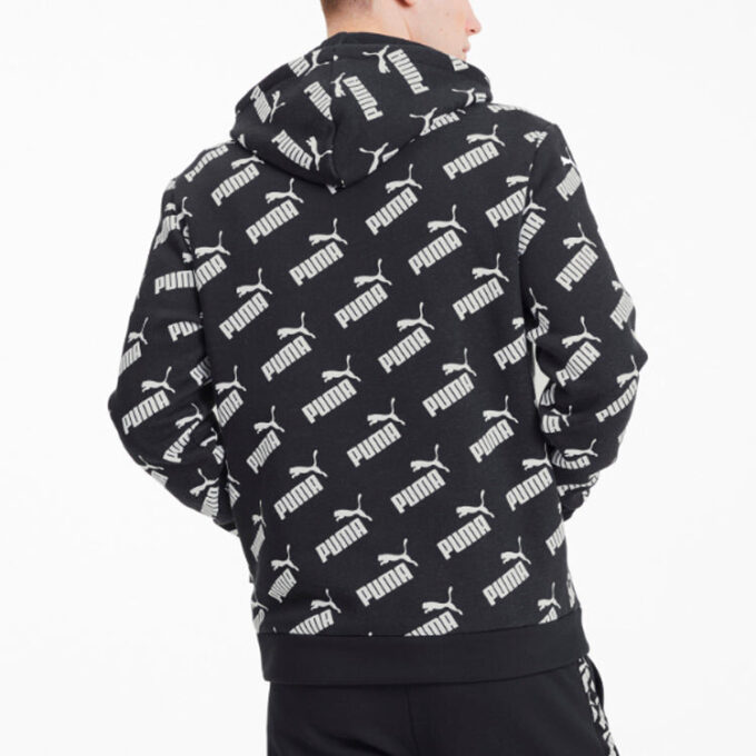 Amplified Track Kapşonlu Sweatshirt “Siyah”