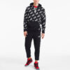 Amplified Track Kapşonlu Sweatshirt “Siyah”