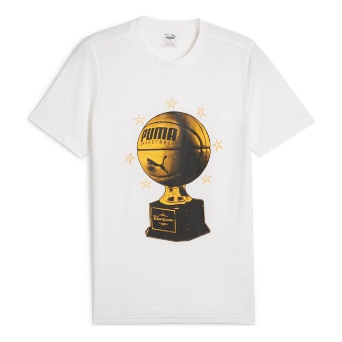 Basketbol Grafik Tişört “Beyaz”