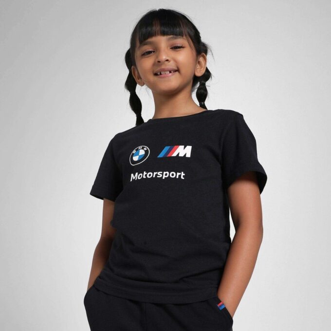 BMW M Motorsport Essentials Büyük Çocuk Logolu Tişört
