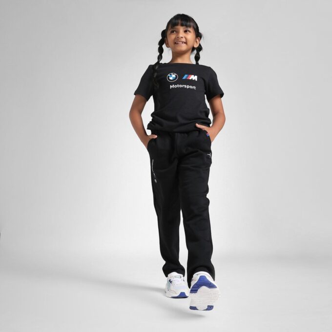 BMW M Motorsport Essentials Büyük Çocuk Logolu Tişört