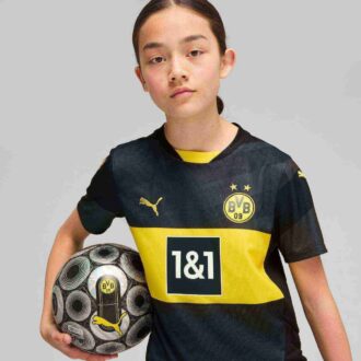 Borussia Dortmund 24/25 Büyük Çocuklar Replika Deplasman Futbol Forması