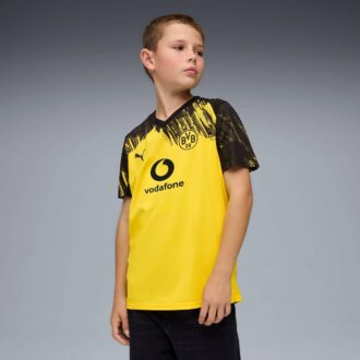 Borussia Dortmund Replica Home 25/26 Büyük Çocuk Futbol Forması