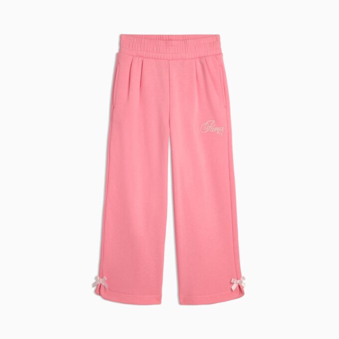 Bow Society Büyük Çocuklar İçin Geniş Paça Polar Pantolon Bow Society Büyük Çocuklar İçin Geniş Paça Polar Pantolon