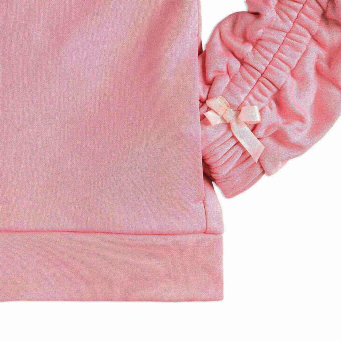 Bow Society Küçük Çocuklar İçin Polar Kapüşonlu Sweatshirt Bow Society Küçük Çocuklar İçin Polar Kapüşonlu Sweatshirt
