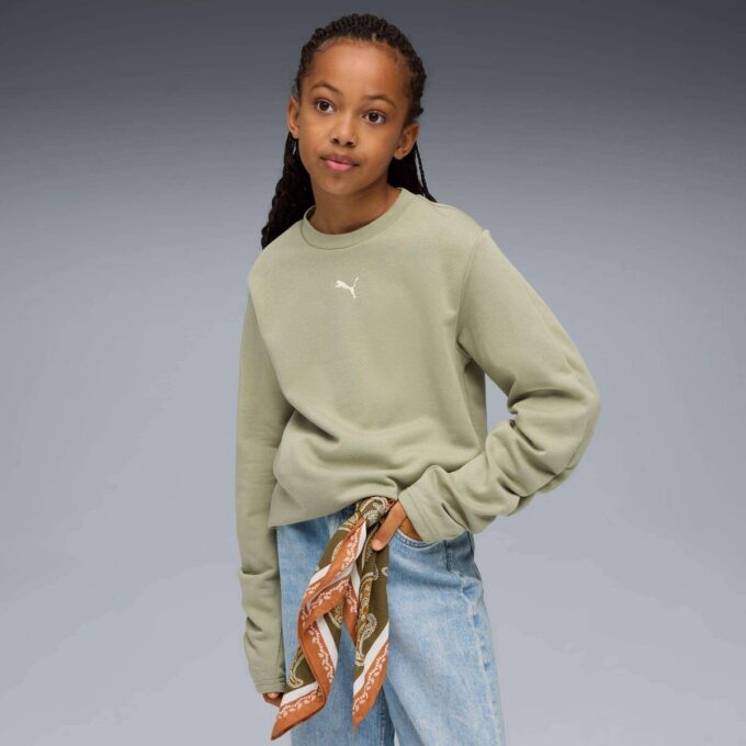 Bowtique Büyük Çocuklar İçin Yuvarlak Yaka Sweatshirt Bowtique Büyük Çocuklar İçin Yuvarlak Yaka Sweatshirt