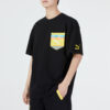 Boxy Pocket Logo Tişört “Siyah”