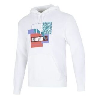 Brand Love TR Logolu Kapüşonlu Sweatshirt “Beyaz”
