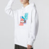 Brand Love TR Logolu Kapüşonlu Sweatshirt “Beyaz”