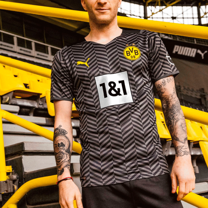 Bvb Borussia Dortmund 21/22 Deplasman Forması “Siyah”