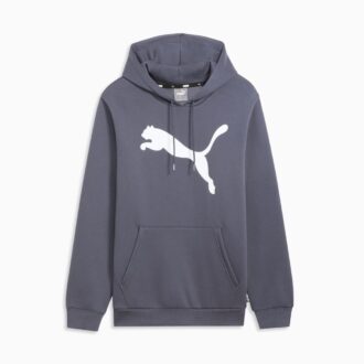 Büyük Kedi Erkek Logolu Kapüşonlu Sweatshirt