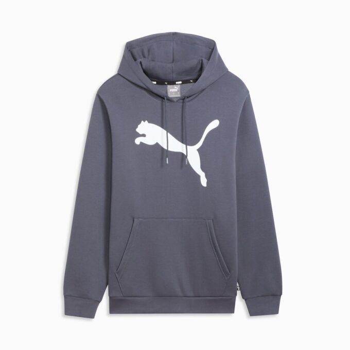 Büyük Kedi Erkek Logolu Kapüşonlu Sweatshirt