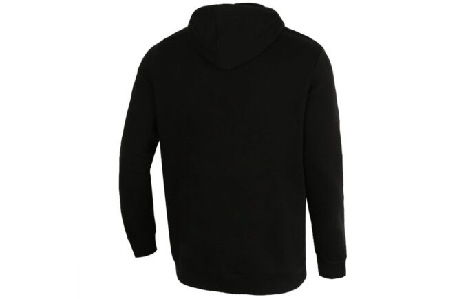 Büyük Logolu Kapüşonlu Sweatshirt “Siyah Beyaz”