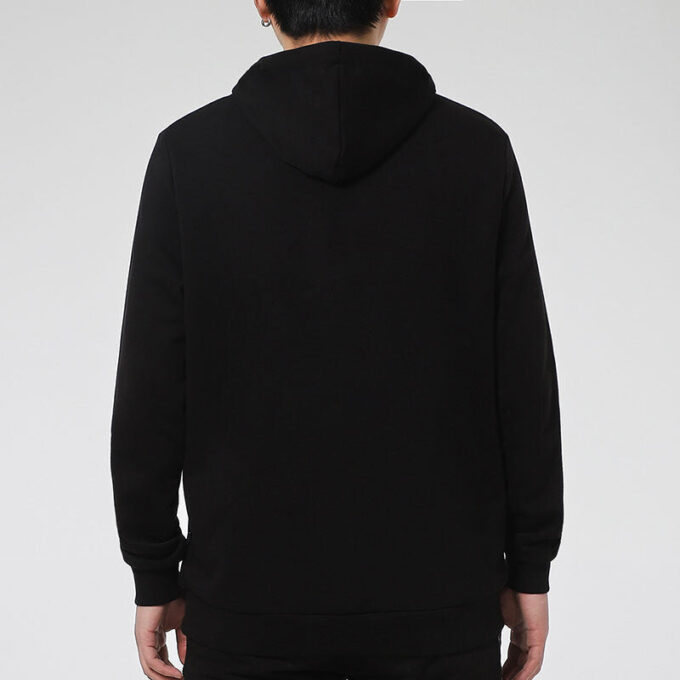 Büyük Logolu Kapüşonlu Sweatshirt “Siyah Beyaz”