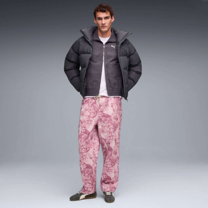 Cat Crazy Men Hayvan Desenli Pantolon