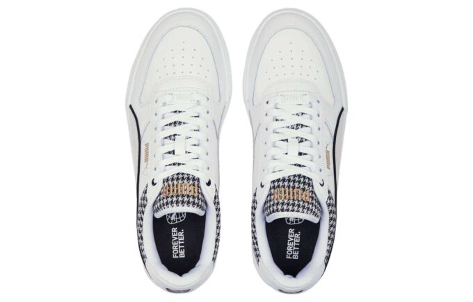 Caven Dime Houndstooth “Beyaz Siyah Altın”