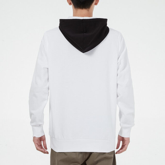 CLSX ColBlock Kapüşonlu Sweatshirt “Beyaz”