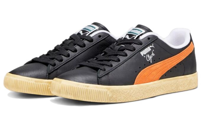 Clyde Vintage “Siyah Rickie Turuncu”