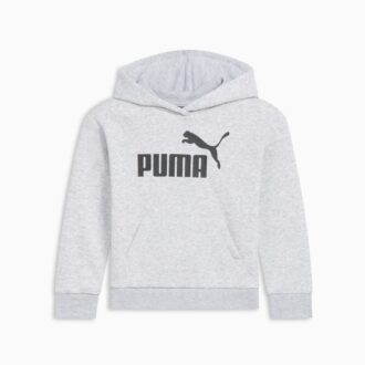 Core No. 1 Logo Küçük Çocuklar İçin Polar Kapüşonlu Sweatshirt