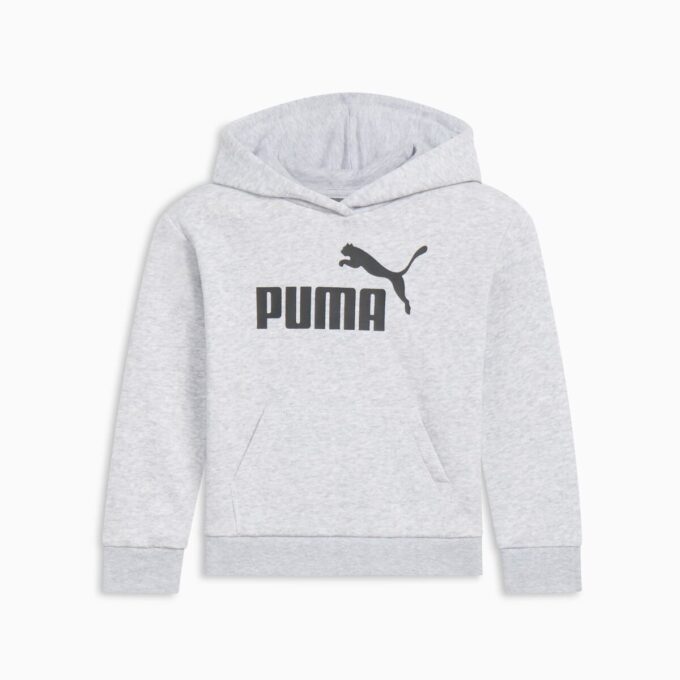 Core No. 1 Logo Küçük Çocuklar İçin Polar Kapüşonlu Sweatshirt