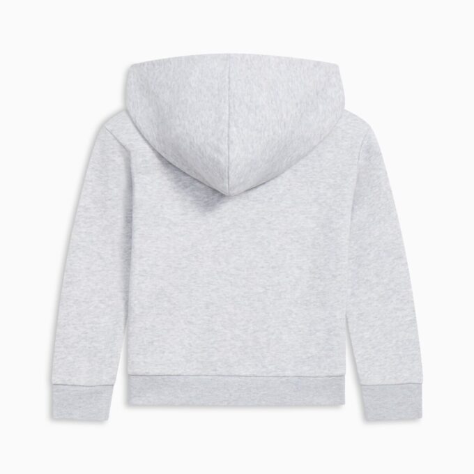 Core No. 1 Logo Küçük Çocuklar İçin Polar Kapüşonlu Sweatshirt