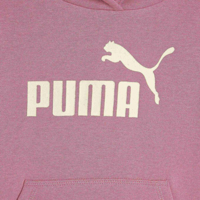 Core No. 1 Logo Küçük Çocuklar İçin Polar Kapüşonlu Sweatshirt