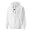 Daire Logolu Kapüşonlu Sweatshirt “Beyaz”