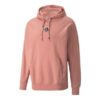 Daire Logolu Kapüşonlu Sweatshirt “Pembe”