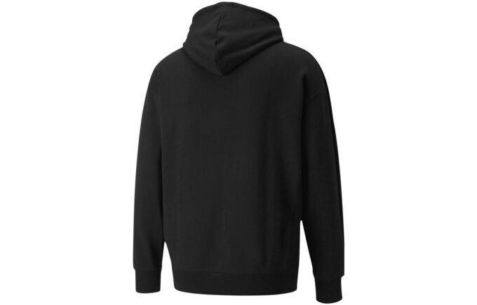 Daire Logolu Kapüşonlu Sweatshirt “Siyah”