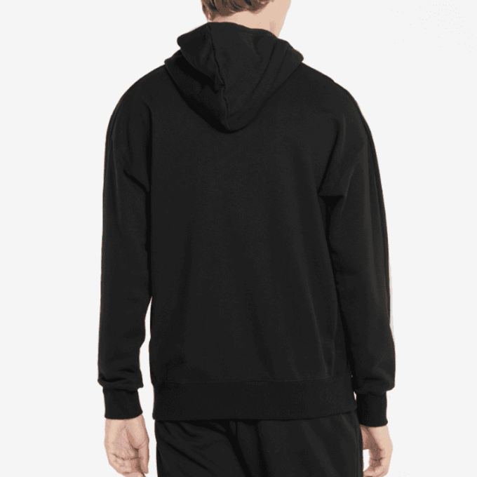 Daire Logolu Kapüşonlu Sweatshirt “Siyah”