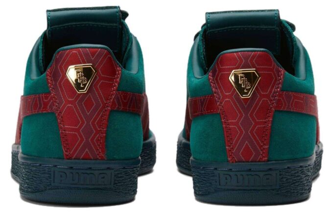 Dapper Dan x Suede “Jakarlı Baskı – Varsity Yeşili”