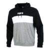 Double Down Kapşonlu Sweatshirt “Gri Siyah Beyaz”