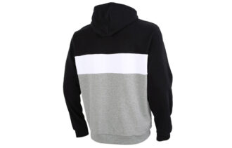 Double Down Kapşonlu Sweatshirt “Gri Siyah Beyaz”