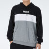Double Down Kapşonlu Sweatshirt “Gri Siyah Beyaz”