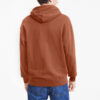 Downtown Grafik Kapüşonlu Sweatshirt “Kahverengi”