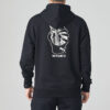 Downtown Grafik Kapüşonlu Sweatshirt “Siyah”