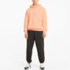 Downtown Logolu Kapüşonlu Sweatshirt “Pembe Siyah Beyaz”